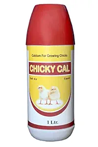 Pharma Chicky Cal 1 Litre,Poultry Calcium/Calcium for Chicks/Calcium for broilers/Calcium for Layers