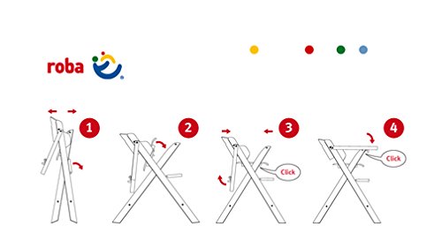 Roba 7520 Treppenhochstuhl, Klapphochstuhl - 10