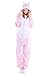 Produktbild Unisex Erwachsene Pyjama Tier Onesie Jumpsuits Oberall Hausanzug Kigurum Fastnachtskostuem Schlafanzug Rosa Schwein L