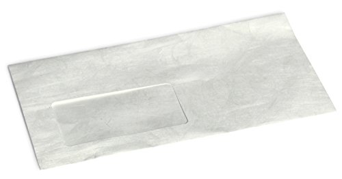 Preisvergleich Produktbild Briefumschlag Tyvek "Unzerreißbar" 110 x 220 mm / DIN lang / Fenster ** Verpackungseinheit: 500 Stück **