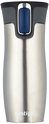 comprare on line Contigo West Loop Borraccia In Acciaio INOX Tumbler Isolato Con Logo, Argento, 470 ml prezzo