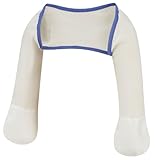 ScratchSleeves | Stay-on Scratch Mitts for Itchy Babies | Cream/Blue