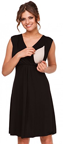 Happy Mama Boutique vestido de Mujer negro negro Medium