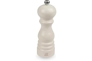 PEUGEOT Manuelle Salzmühle aus lackiertem Holz, Elfenbein, 18 cm