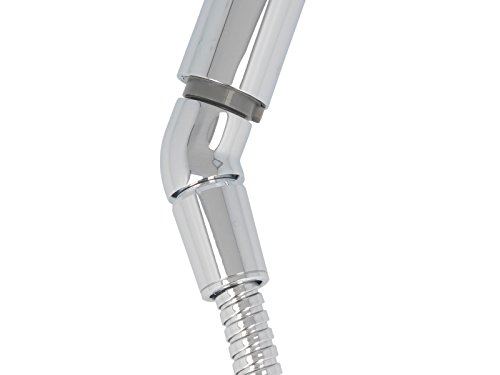 tecuro Winkelstück für Handbrausen 1/2″ x 1/2″ x 50° Neigung – messing verchromt - 2