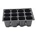 Produktbild joizo 12 Zellen Loch Sämling Saatgefäße Pflanzensamen wachsen Box einfügen Propagation Nursery 3pcs / Set