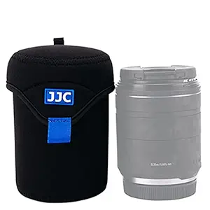 JJC Portable Neoprene Mirrorless Camera Lens Pouch Accessories Protective Case Storage Bag for Nikon Z 35mm 85mm Sony FE 20mm 24mm F1.4 16-55mm 18-105mm 55-210mm SEL1655G SELP18105G SEL55210/B