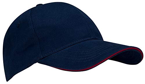 Schreuders Sr Deq Beisbol Ajust.C/Visera Gorra, Unisex Adulto, Marino, Talla Única