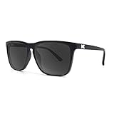 gafas polarizadas knockaround  Knockaround Gafas de sol polarizadas de carriles Fast (Matte Black/Smoke)