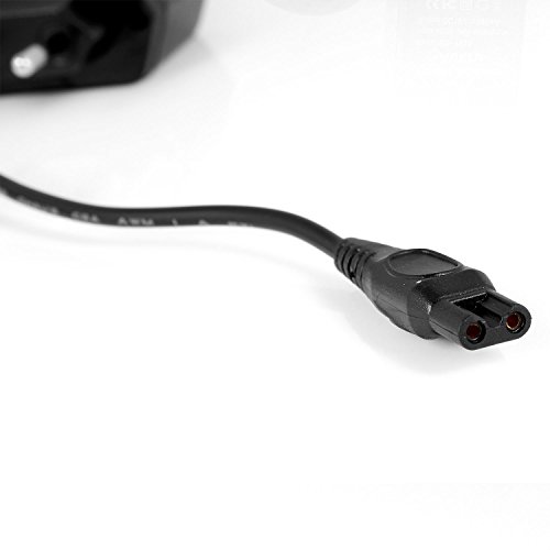 Aukru 220V Netzteil Ladegerät Ladekabel 7.5W (15V/0.5A) für Philips Rasierer der HQ-, HS-, RQ-, AT-, PT-Serie , Philips PT860/16 ,AT750, AT751, AT752, AT753, AT890, AT891, AT893, AT940 wie HQ8505, CRP136-Schwarz - 5