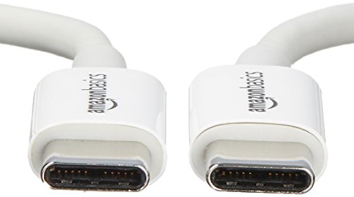 AmazonBasics – Verbindungskabel, USB Typ C auf USB Typ C, USB 2.0, 0,9 m, Weiß - 2