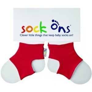 Sock Ons - 6-12 Months in RED