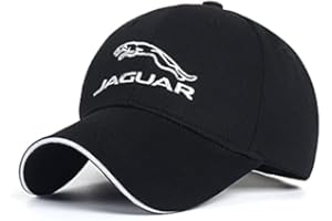 ZOUXO DSFG Male and Female Adjustable Car Logo Baseball Cap Travel Hat Racing Cap (Fit Jagu Black)
