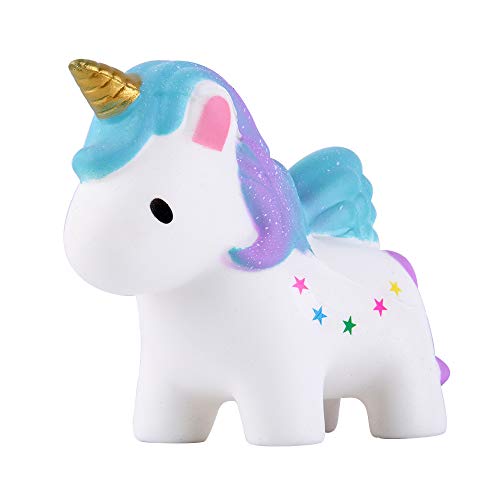 Anboor Squishies Licorne coloré Kawaii Lente surlvation Parfume Animal DCompression Stress Relief Pincez dcoratif Grand Jouet de Collection pour Les Enfants 1 Pcs Couleur alatoire