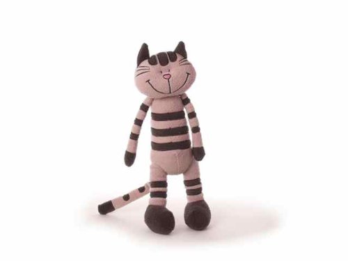 Preisvergleich Produktbild Inware 7728 - Kuscheltier Schlenkerkatze Katini, 22 cm, Schmusetier, Schlenkertier, Katze