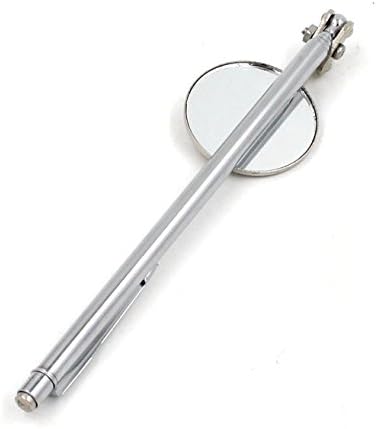 Adjustable Telescopic Inspection Mirror Swivel Arm Pocket Clip MECHANIC Tools
