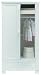 East Coast Montreal Double Wardrobe (White)