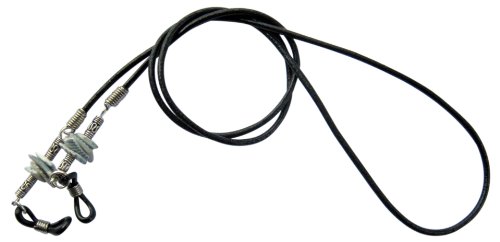 Preisvergleich Produktbild Brillen-Halteband, Leder mit Muscheln