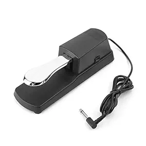 Foiltech Universal Sustain Pedal for Electronic Keyboards and Digital Pianos With Polarity Switch