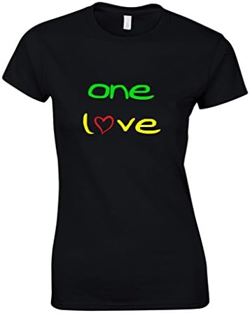 zappatee Ladies Fit One Love T Shirt XXL