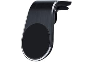 JIELE 1 support de téléphone magnétique en métal pour Alfa Romeo Giulia Giulietta 159 Stelvio 156 Mito 147 (Alfa Romeo noir)