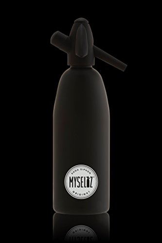 Soda Siphon Matt Schwarz 1000 ml - 3