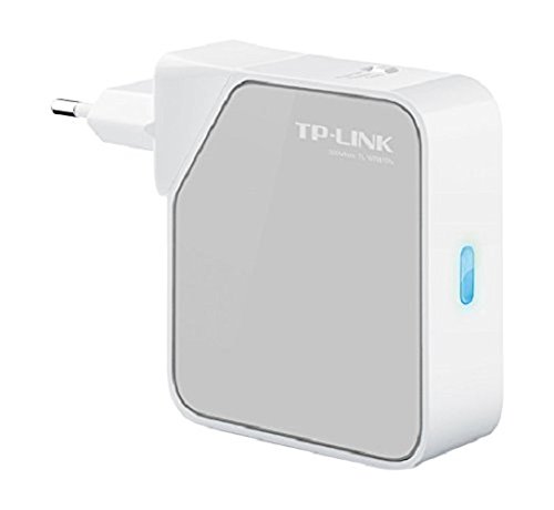 TP-Link TL-WR810N V2.0 N300 WLAN Nano Routeur portable, point d'accès / adaptateur TV / répéteur / routeur / client, 300Mbps (2.4GHz), adaptateur secteur intégré)