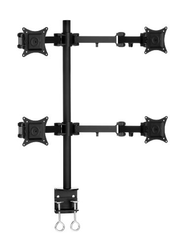 Lavolta mm-t003 Halterung für 4 Bildschirme / Monitore, Metall, Schwarz