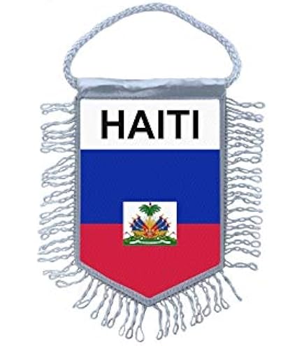 AZ FLAG - Fanion Îles Vierges US (13x10 Cm) Avec Ventouse Et Franges Dorées - Mini Drapeau Auto Polyester