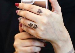 3 Bögen Henna TATTOO SCHWARZ Black Dream Fake Flash Tattoo Aufkleber - 9