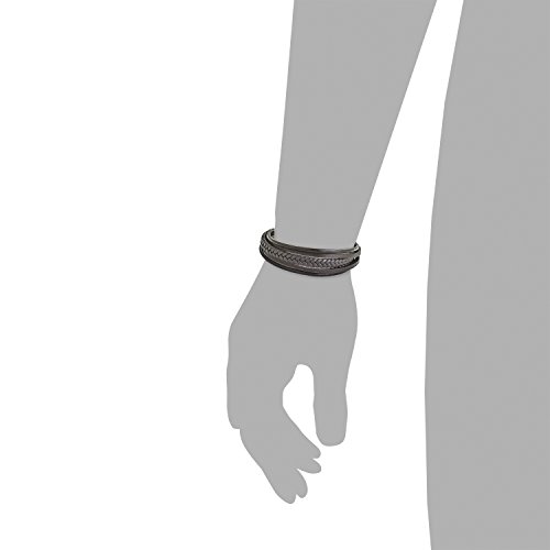 sOliver-Herren-Armband-2015-cm-verstellbar-mehrreihig-Edelstahl-Leder-geflochten-braun