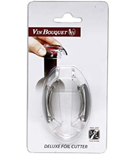 Coupe-Capsule Vin Lot De 2 (Noir + Blanc) – Foil Cutter Professionnel, Lames Tranchantes, Ergonomique, Idéal Cadeau Amateur De Vin