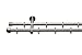 Produktbild Beyond Drape Gardinenstange auf Maß Ø 16mm Kugel 2-lauf Ringen Vorhangstange Stilgarnitur Edelstahl Optik 190 cm