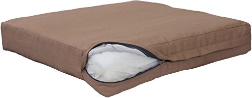 Gartenmöbel Rattan Premium Sitzkissen 50 x 50 cm in der Farbe sand Loungekissen - 2
