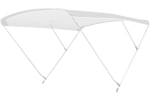 Nautica DDR srl Tendalino 3 Archi in Alluminio Anodizzato Anticorodal Marino Pieghevole - Alto 140 cm - Lungo 190 cm