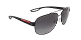 Incluye funda protectora Prada Linea Rossa 0PS 58QS Gafas de sol, Black, 63 para Hombre