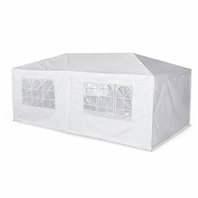 Alice's Garden - Tente de réception 3 x 6 m - Aginum - Blanc - à utiliser comme pavillon, pergola, chapiteau ou tonnelle.