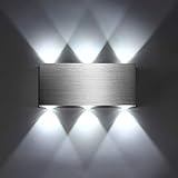 Dieses LED Wandlicht sieht schön und elegant, hohe Qualität von reinem Aluminium und extrem hellen Chips, langlebig und Brechung Wirkung ist gut.