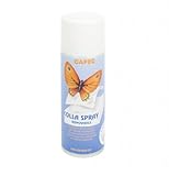  Pegamento en aerosol profesional removible. Ideal para fijar y pegar papel, cartón y otros 400 ml, de Capec