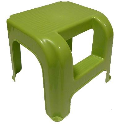2 Step Stool - Potty Training - High for Little Legs - Strong for Adults - Green