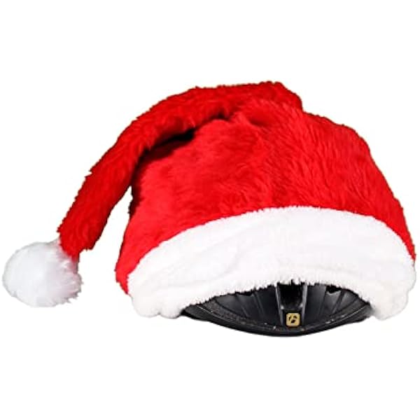 Toque De Noël Pour Casque D'équitation - Housse Décorative Verte Pour Adultes, Cavaliers - 100% Polyester