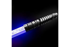 YDD GENIUS Lightsaber, Upgraded RGB 16 Colors, 4 Sound Modes, Rechargeable Light Saber Toy with Sturdy Metal Handle, USB Charge, Suitable for Children and Adults Dress Up & Pretend Play (99cm)