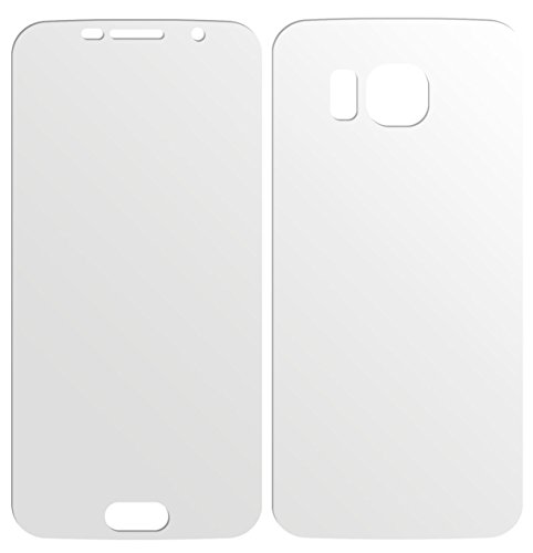 dipos Samsung Galaxy S6 Schutzfolie (6 Stück – je 3 für die Vorder- und Rückseite) – Antireflex Premium Folie matt - 3
