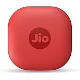 JioTag Air for iPhone | Smart Tracker for Keys, Bags & More (Red)