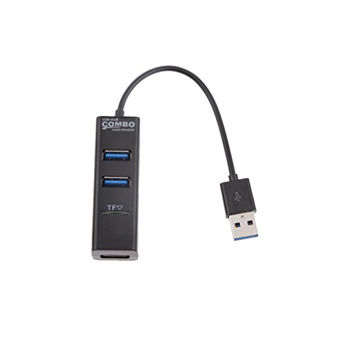 MagiDeal 2 In 1 3 Port USB HUB Datenhub für USB 3.0 kompatiblen Geräten - 2