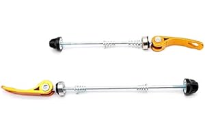 CARBONENMY Set de serrage rapide pour vélo - Multicolore et noir - Pour avant et arrière