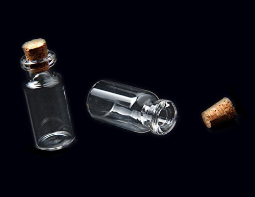 Preisvergleich Produktbild 20 X 2ml Leere Glasflaschen Schnapsflaschen Mini GlassFläschchen 16x35mm
