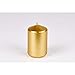 Produktbild Weihnachtskerze Votive aus Wachs, 10 x 6 cm, 240 g, goldfarben