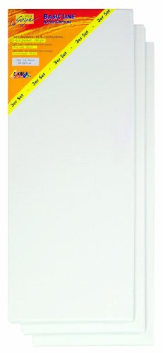 Solo Goya 632050 - Basic Line Keilrahmen, 20 x 50 cm, 3-er Packung