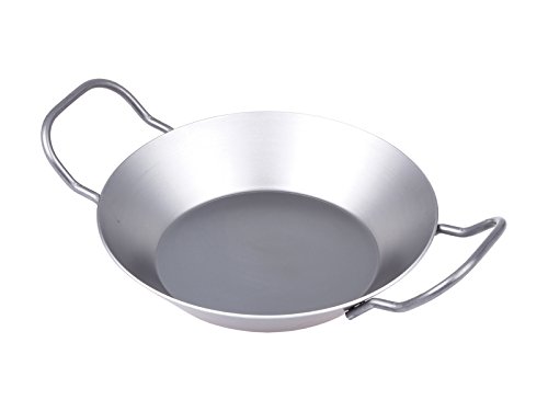 CHG Robuste Eisenpfanne mit 2 Griffen, Ø 20 cm, 2 mm Wandstärke - 2